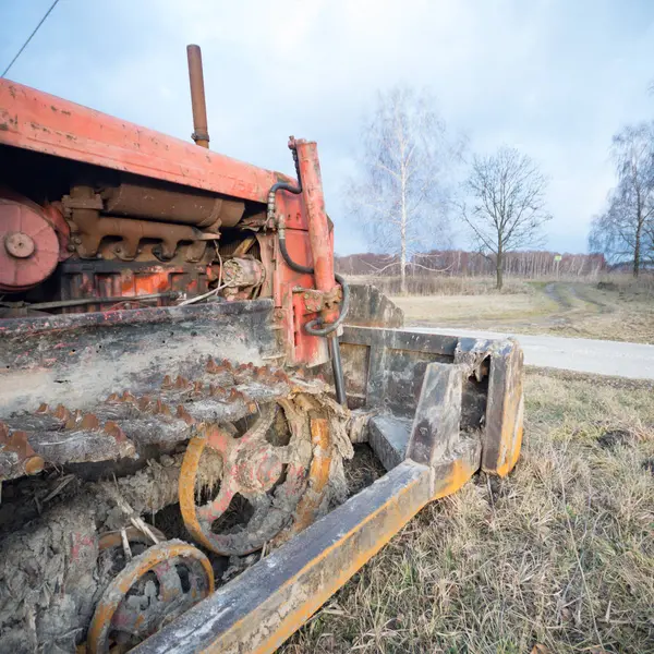 Große Schwere Baumaschinen Industrielle Serien — Stockfoto