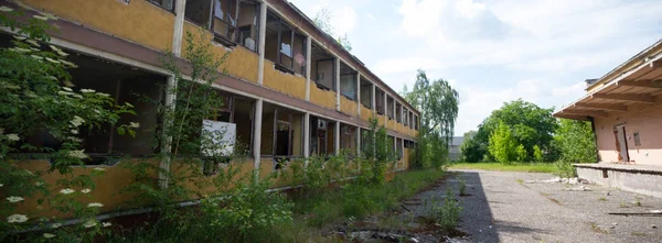 Ruins Very Heavily Polluted Industrial Factory Industrial Series — Stock Photo, Image