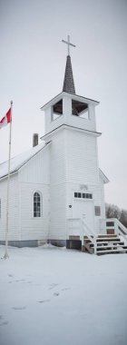 Güneşli bir günde binanın tarihi mimarisi