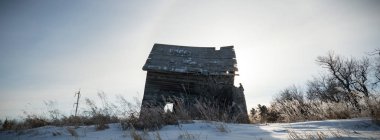 Güneşli bir günde binanın tarihi mimarisi