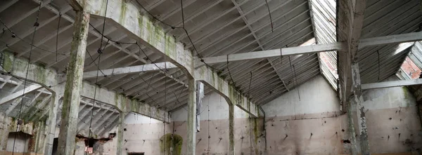 Ruins Very Heavily Polluted Industrial Factory Industrial Series — Stock Photo, Image