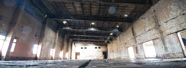 Ruins Very Heavily Polluted Industrial Factory Industrial Series — Stock Photo, Image