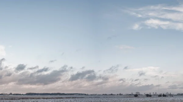 Cielo Blu Nuvole Naturali Serie Natura — Foto Stock