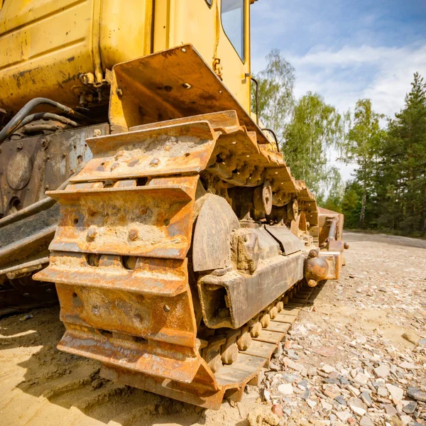 Stora Tunga Anläggningsmaskiner Industriella Serien — Stockfoto