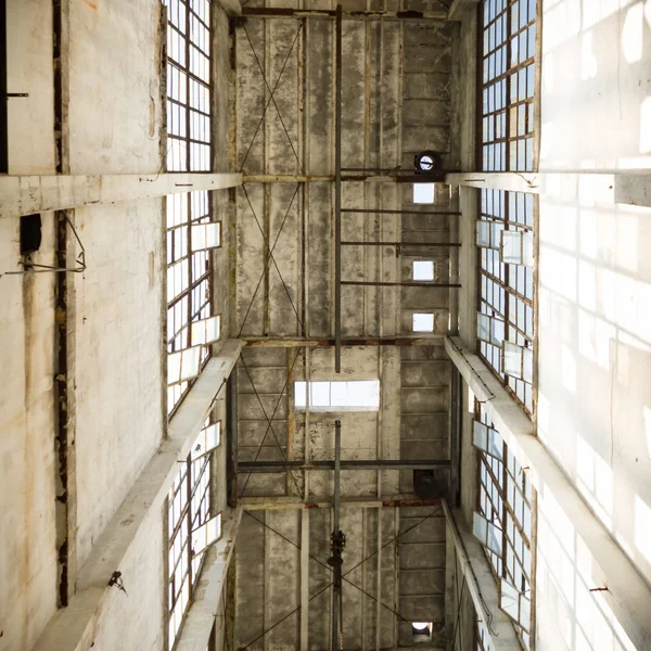 Ruinas Una Fábrica Industrial Muy Contaminada Serie Industrial — Foto de Stock