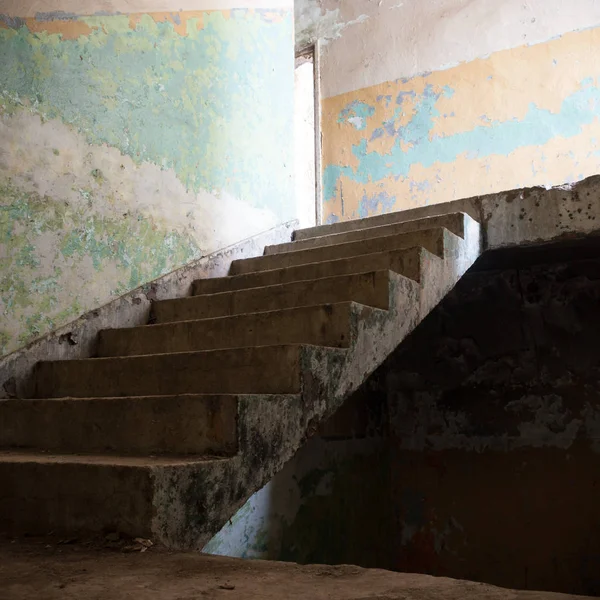 Ruinas Una Fábrica Industrial Muy Contaminada Serie Industrial — Foto de Stock