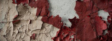 Çok kirlenmiş endüstriyel bir fabrikanın kalıntıları, sanayi serisi.