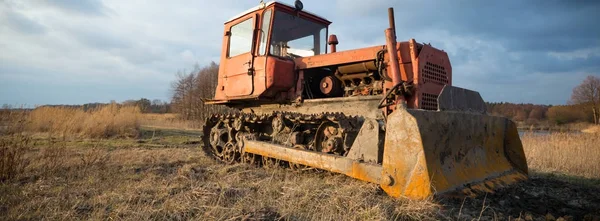 Руины Сильно Загрязненного Промышленного Завода Промышленная Серия — стоковое фото