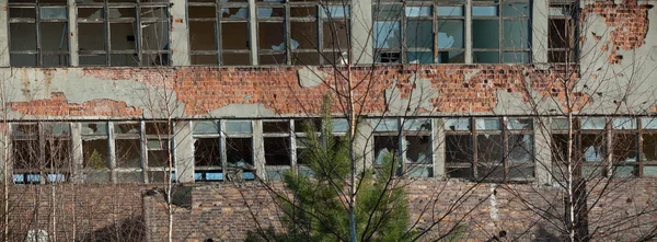 Rovine Una Fabbrica Industriale Molto Inquinata Serie Industriale — Foto Stock