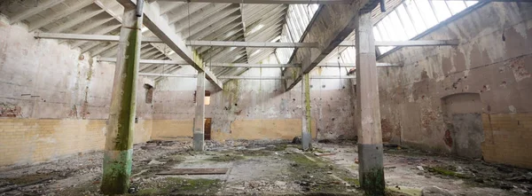Ruinas Una Fábrica Industrial Muy Contaminada Serie Industrial — Foto de Stock