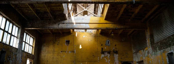 Ruinas Una Fábrica Industrial Muy Contaminada Serie Industrial — Foto de Stock