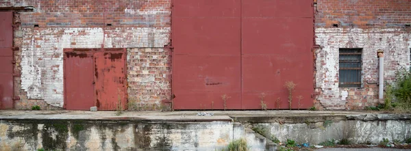 Ruïnes Van Een Zeer Sterk Vervuilde Industriële Fabriek Industriële Series — Stockfoto