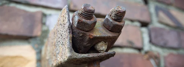 Ruiner Från Mycket Förorenad Industrifabrik Industriserie — Stockfoto