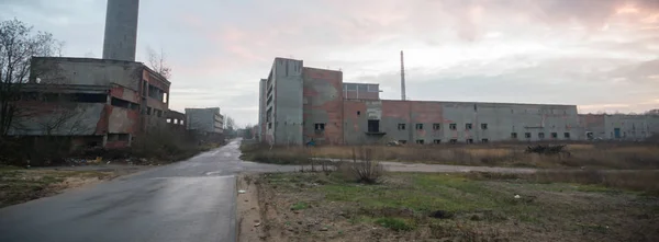 Rovine Una Fabbrica Industriale Molto Inquinata Serie Industriale — Foto Stock