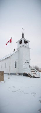 Güneşli bir günde binanın tarihi mimarisi