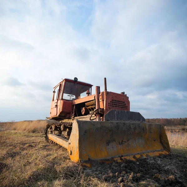 Grandi Attrezzature Costruzioni Pesanti Serie Industriali — Foto Stock