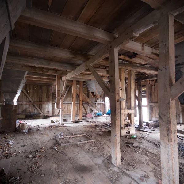 Ruins Very Heavily Polluted Industrial Factory Industrial Series — Stock Photo, Image