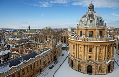 Radcliffe kamera ve Lincoln ve Exeter College