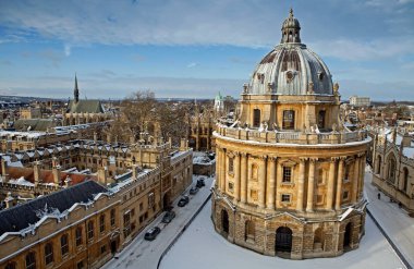 Radcliffe Camera, Lincoln and Exeter colleges clipart