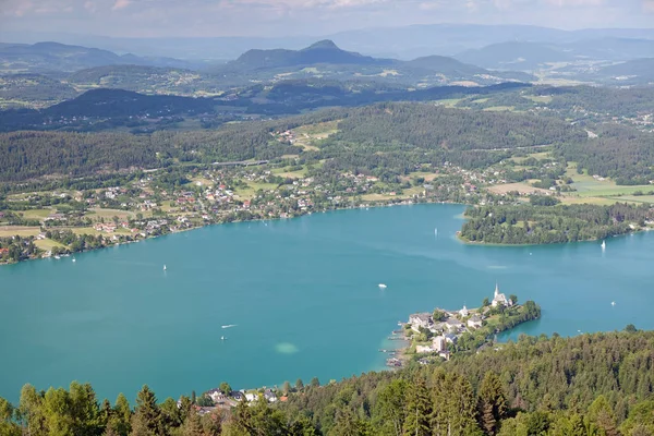 Lago Woerthersee, Austria — Foto de Stock