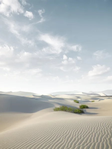 Vista de dunas de areias agradáveis no Parque Nacional de Sands Dunes — Fotografia de Stock