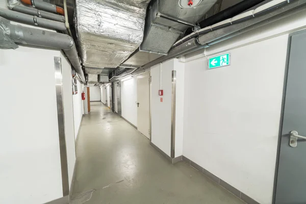 Uzun teknik koridor — Stok fotoğraf
