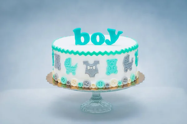 Baby shower cake — Stock Photo, Image