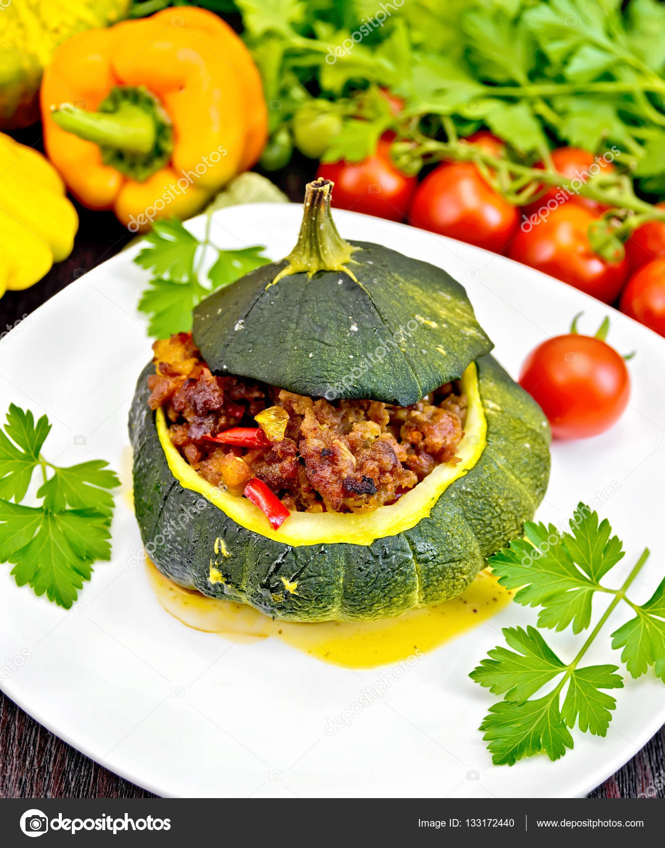 Etli Kabak Dolması Etli Kabak Dolması