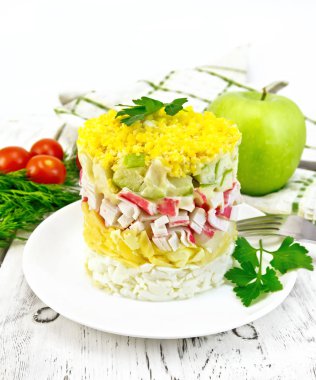 Gemide Yengeç Salatası sopa