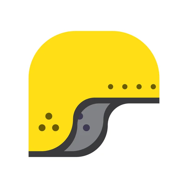 Capacete de moto. ilustração vetorial — Vetor de Stock