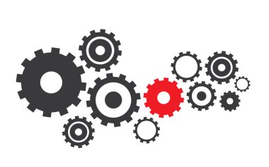 tasarlamak vektör çarkları, Dişliler