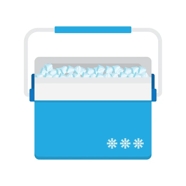 Bolsa de refrigerador icono. Símbolo más fresco — Vector de stock