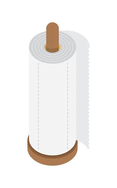 Kuchnia papierowym ręcznikiem — Wektor stockowy