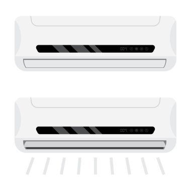 iki klimalar. bir çalışıyor, diğer