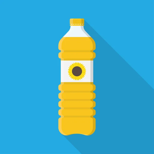 植物油のボトル — ストックベクタ