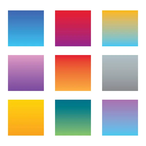 Abstrait coloré multicolore milieux ensemble . — Image vectorielle