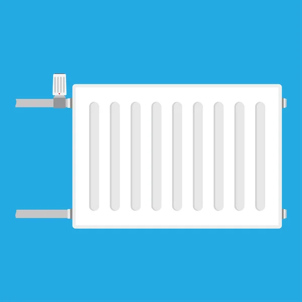 Metalen radiator voor verwarmingssystemen. — Stockvector