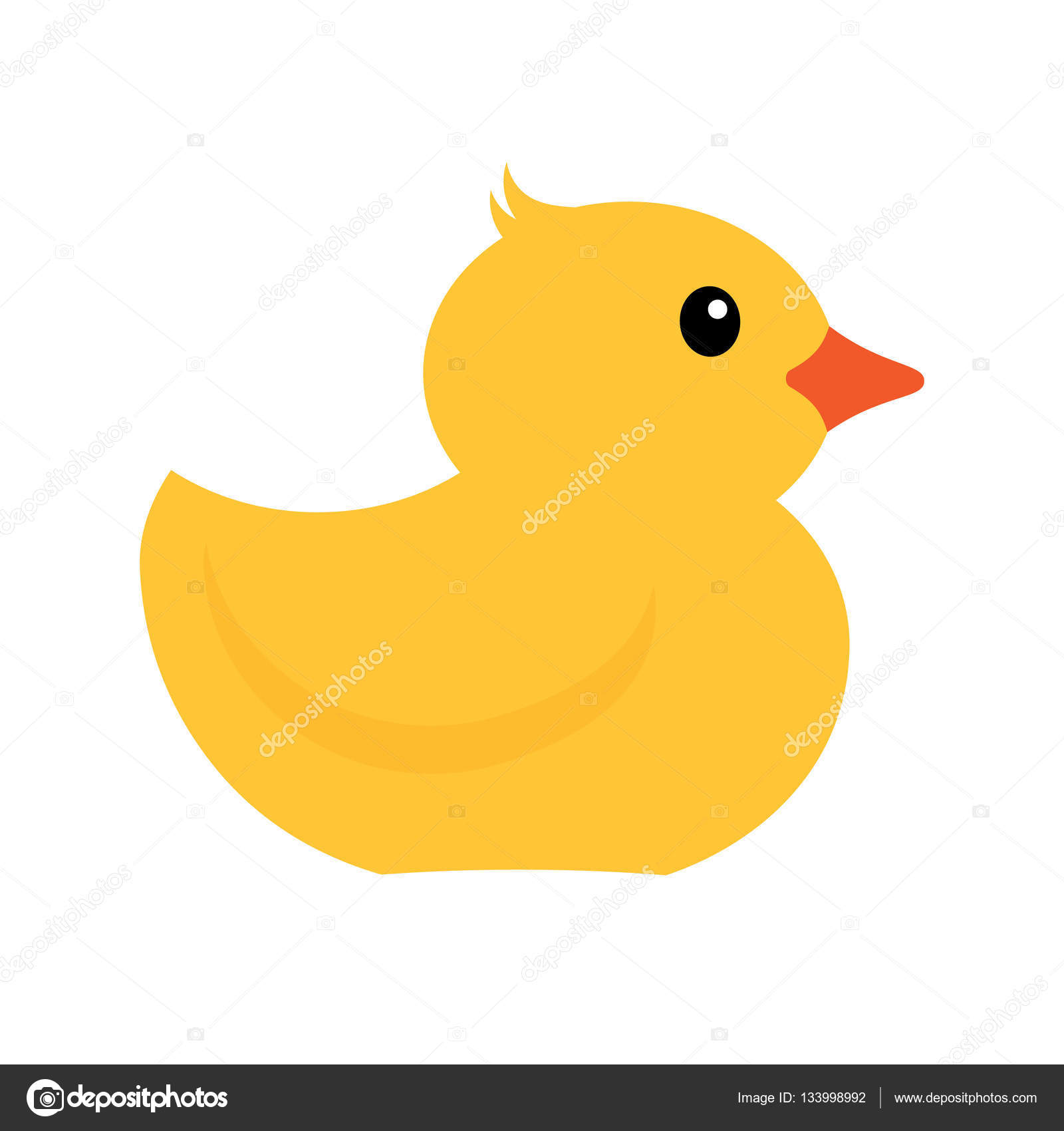 Rubber duck icon — Stock Vector