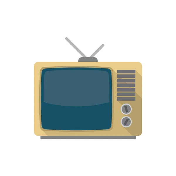 Icono retro TV — Vector de stock