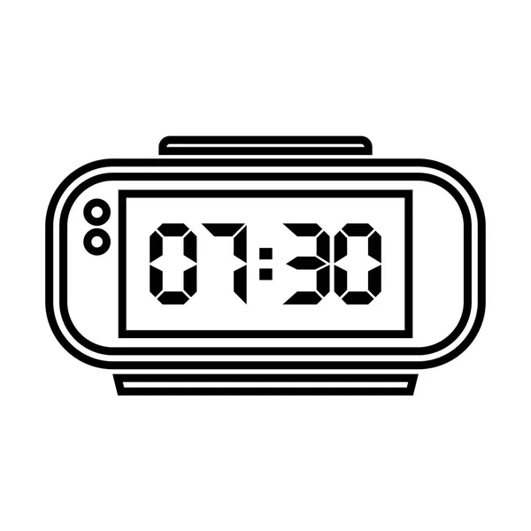 Reloj despertador digital — Vector de stock