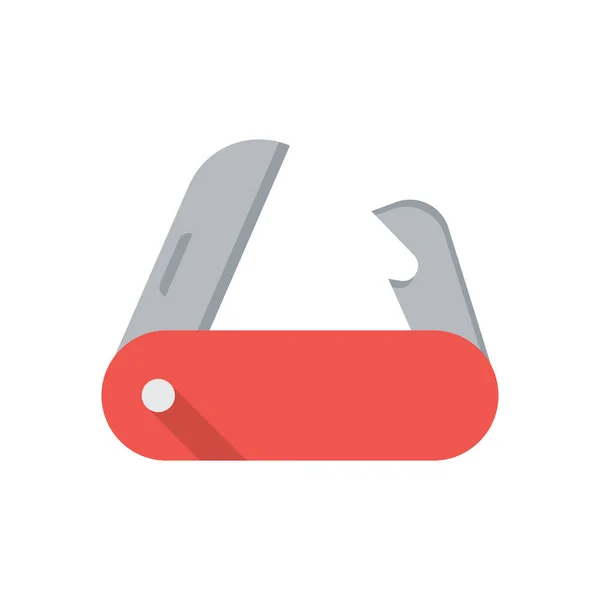 Icona vettoriale del coltello tascabile — Vettoriale Stock