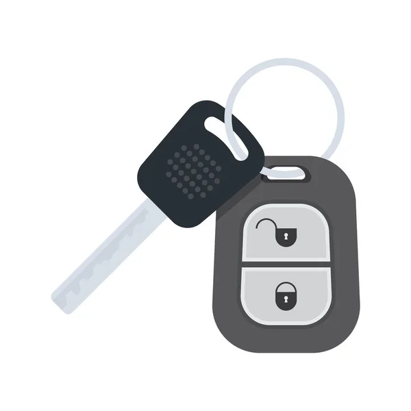 Car keys on a white background — Stock Vector