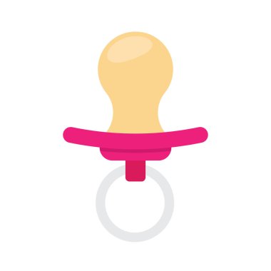 Bebek kız emzik simgesi