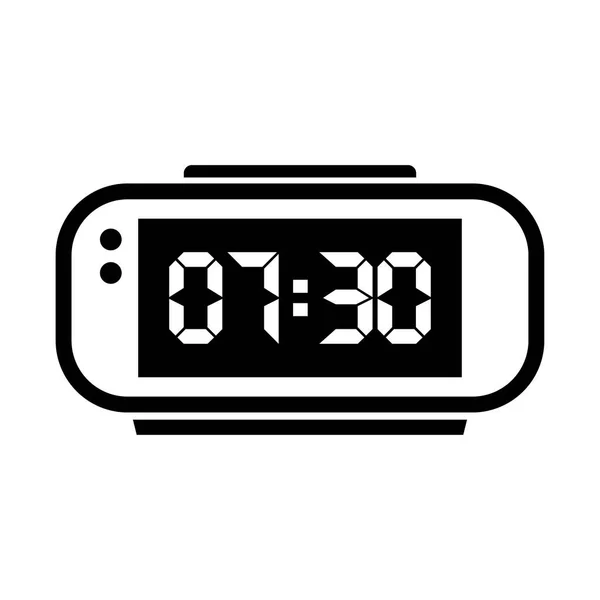 Digital alarm clock — Stock Vector