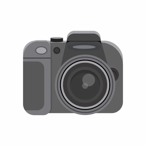 Photo camera isolated on white — Stock Vector