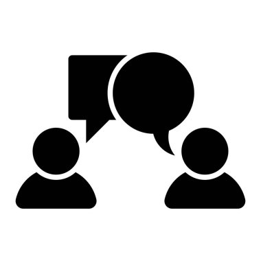 İki kişi sohbet, istemci Danışmanı