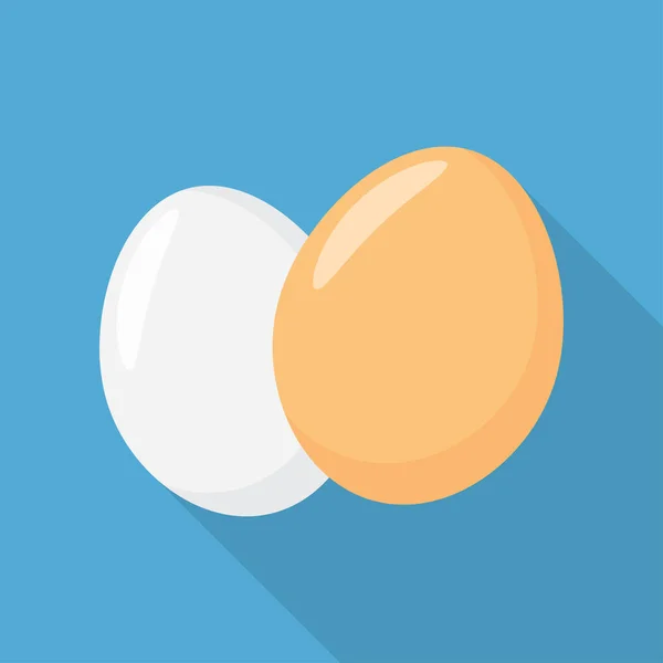 Яйца плоские — стоковый вектор