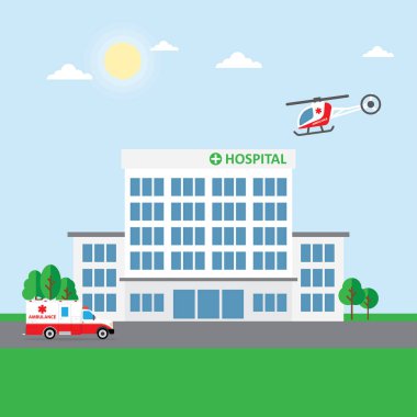 Şehir hastane binası veya klinik