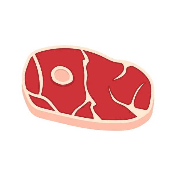 Ikona hovězího steaku. — Stockový vektor