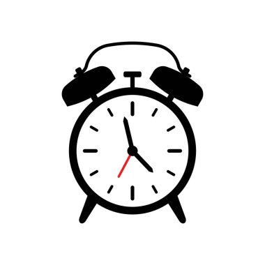 Alarm saat vektör simgesi